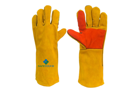 Double Palm Welding Leather Gloves