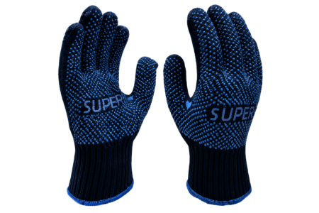 Knitted Gloves Double Dotted
