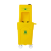 Portable Eyewash with Mobile Waste Cart