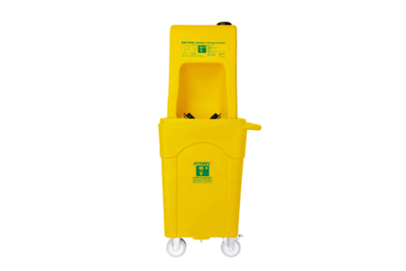 Portable Eyewash with Mobile Waste Cart