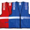 Safety Vest 4 Pockets (Fabric/Mesh) 110gsm